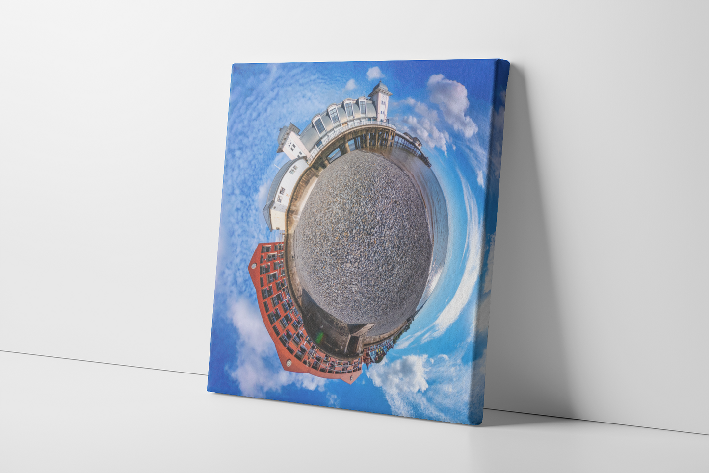 Penarth Pier, Tiny Planet Photograph.