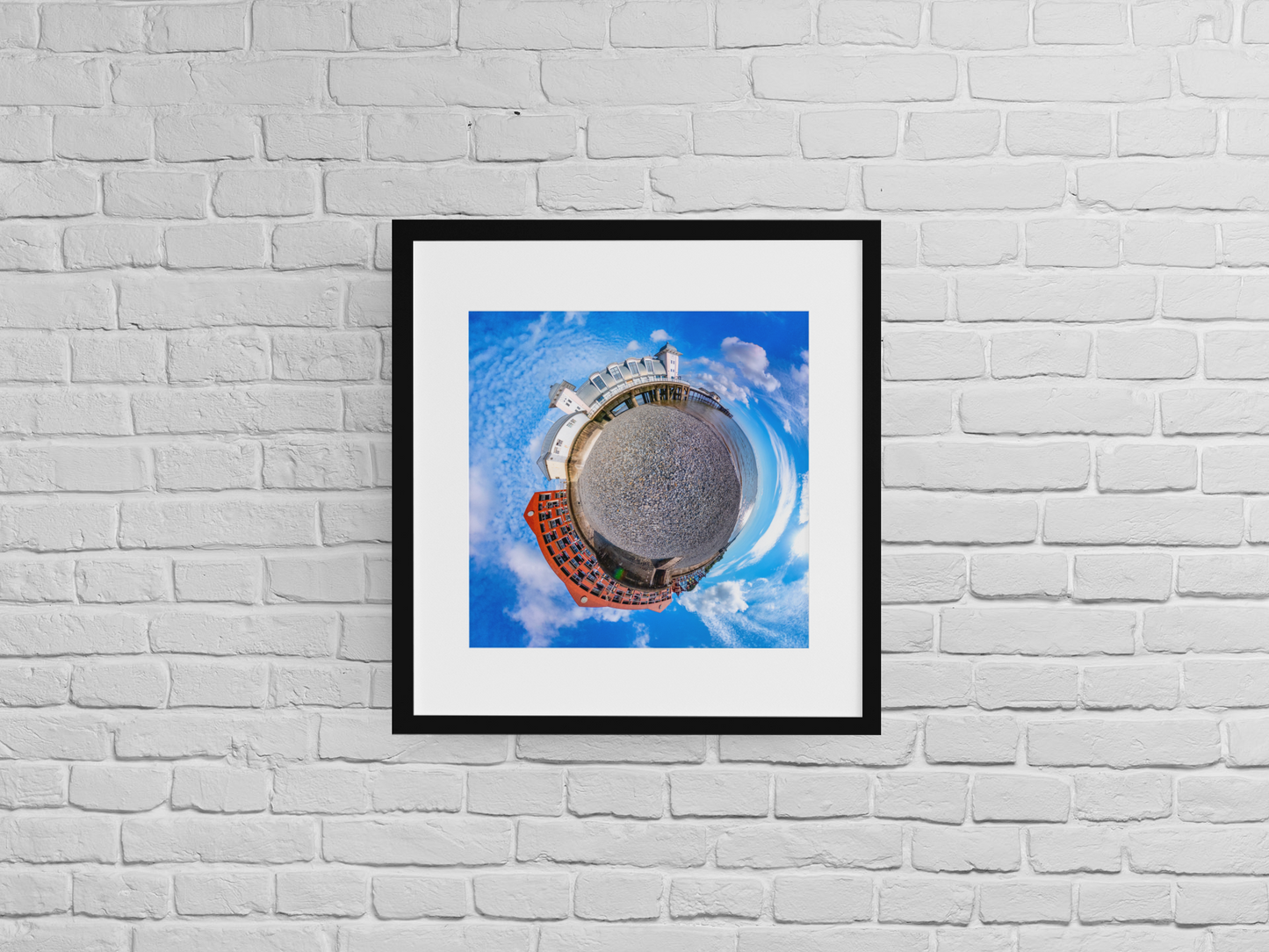 Penarth Pier, Tiny Planet Photograph.